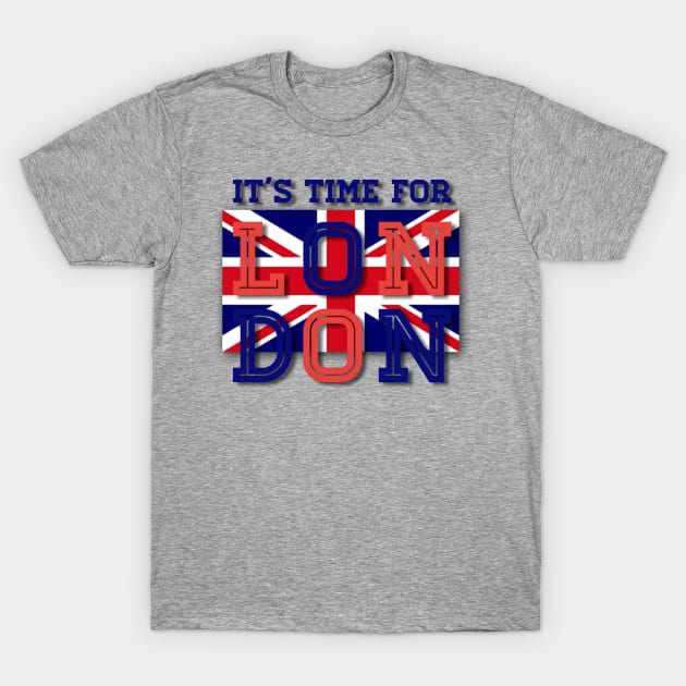 Time for London T-Shirt by AlondraHanley